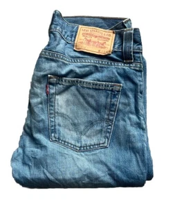 Pantalones de mezclilla LEVIS 512 para hombre W 32 L 30 corte boot calce vintage azul lengüeta roja n.º E31 - Imagen 1 de 13
