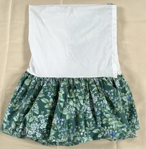 EUC Vtg Laura Ashley Twin Bramble Berry Ruffle Bed Skirt Dust Ruffle 14” Drop - Picture 1 of 5