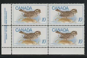 1969 Canada SC# 497 LL - Ipswich Sparrow - Plate Block M-NH Lot # 2206 - Picture 1 of 1