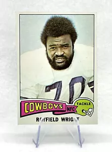 Rayfield Wright 1975 Topps Chewing Gum #402 Dallas Cowboys - Picture 1 of 2