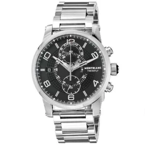 Montblanc Timewalker TwinFly Chronograph Black Dial Men's Watch 104286 New! - Picture 1 of 9