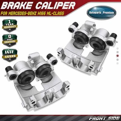 2x Front Left & Right Brake Caliper for Mercedes-Benz W166 ML350 ML400 GLE300D - Image 1 of 4