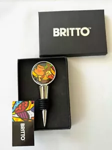Tapón de botella de doble cara Romero Britto pareja amorosa - Imagen 1 de 4