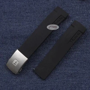 21 mm Kautschuk Uhrenarmband Strap Tissot T048.417/T048.427 T-Race T-Sports schwarz - Bild 1 von 6