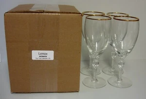 Lenox MONROE Ice Tea Glasses SETS OF FOUR More Items Available MINT IN BOX - Picture 1 of 4