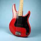 1987 Peavey Patriot Electric Bass Red Guitar USA American