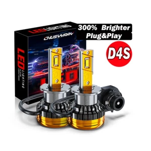 2pcs D4S D4R LED Headlight Kit Bulbs 80000LM 6500K White HID Conversion Lamps - Picture 1 of 24