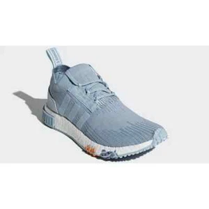 Adidas Originals Womens Blue Tint NMD_Racer Primeknit Sneakers Size 9 us CQ2032 - Picture 1 of 5