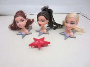 ¡Cabeza de muñeca MGA BRATZ 2005 Gamez! (1ª Edición) Dana, Cloe & Meygan De Paquete de 4 - Imagen 1 de 7