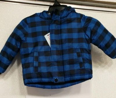 Abrigo y pantalones de nieve Cat & Jack Blue Burst con chaleco con cremallera adjunto niños talla 18M Foto 1 de 4