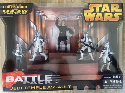 Star Wars Battle Packs Jedi Temple Assault NEW IN SEALED BOX Revenge of the Sith Cover