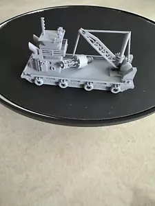 RTR - 40' Barcaza de Trabajo Escala N 1:160 Modelo de Ferrocarril Artesanal Diseñado a Medida - Imagen 1 de 5