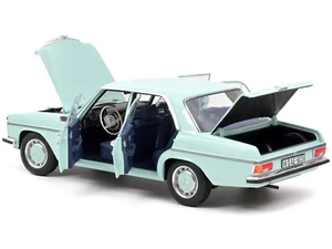 1968 Mercedes-Benz 200 Light Blue 1/18 Diecast Model Car by Norev - Picture 1 of 3