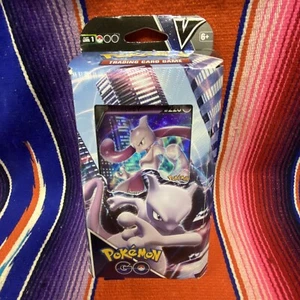 Pokemon TCG GO V Battle Deck Mewtwo V Theme Deck PKM Collectible Card Game - Picture 1 of 6