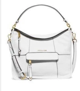 MICHAEL MICHAEL KORS Jesse Medium Convertible Schultertasche Optic White - Bild 1 von 1