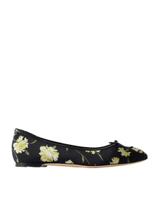 Manolo Blahnik Verallim schwarze Satin-Flats neu & authentisch - Bild 1 von 3