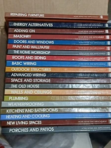 Time Life Home Repair and Improvement Books 20 Volume Set Vintage  - Picture 1 of 3
