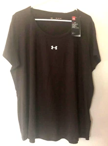 NWT Under Armour UW7222 Armour Women's Brown Short Sleeve Tee 2XL - Picture 1 of 4