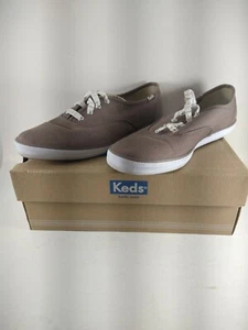 Keds CH OX Taupe Profondo Donna Pizzo Moda WF54513 Taglia US 7 M/EUR 37,5 - Foto 1 di 12