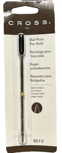 New Sealed Vintage Cross Medium Black Ballpoint Pen Refill 8513 - Picture 1 of 7