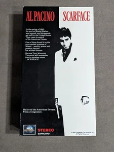 Scarface VHS 1983, 1990 Release 2 Tape Set Al Pacino/Dolby Surround Stereo VG+ - Picture 1 of 16