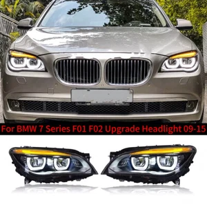 Faro proiettore Full LED per BMW Serie 7 2010-2015 F01 F02 Modificato Xenon AFS - Picture 1 of 10