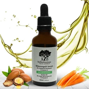 Naturreines Bräunungsöl aus Arganöl & Karotten öl. Hautfreundlich. 50 ml - Bild 1 von 4
