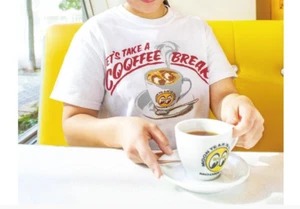 MOON Cafe CQQFFEE Break T-shirt - Picture 1 of 6