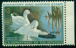US #RW37 $3.00 Ross’s Geese, og, LH, VF, Scott $65.00 - Picture 1 of 1