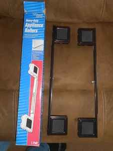 HEAVY DUTY APPLIANCE ROLLERs 1 PAIR 3,000LB CAPACITY BRAND NEW IN BOX! - Picture 1 of 2