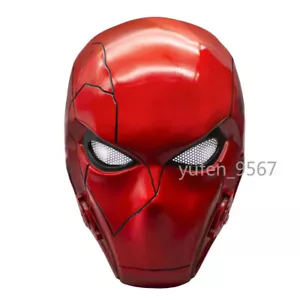 Batman Robin Red Hood Helmet Resin Mask Halloween Cosplay Props Gift Decorate - Picture 1 of 6