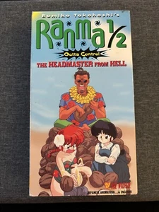 Ranma 1/2: Outta Control Vol. 1 - Headmaster From Hell VHS 1998 English Dubbed - Picture 1 of 4