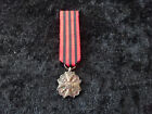 (A25-13) Belgia Medal Order Zasługi Obywatelskiej, Krzyż Zasługi Miniatura