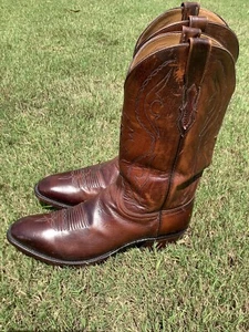 mens lucchese boots 2000 12D Cowboy Boots French Toe - Picture 1 of 18