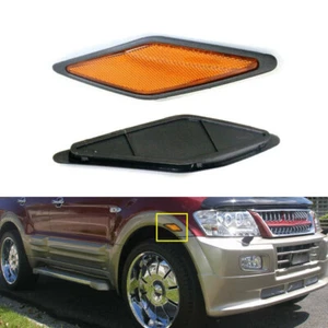 A Pair Front Fender Reflector Light For Mitsubishi Pajero Montero 2000-2003 New - Picture 1 of 6