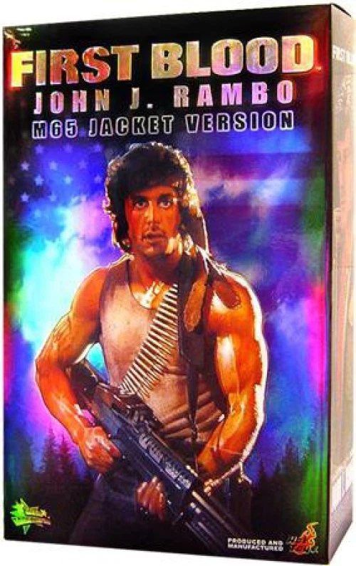 Figura de acción First Blood Movie Masterpiece John J. Rambo [chaqueta M65] Foto 1 de 1