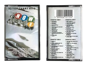 NOW 8 - Peter Gabriel & Kate Bush, Run DMC Duran Duran, Human League Cassette x2 - Picture 1 of 3