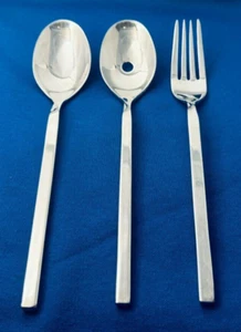 Villeroy & Boch NEW WAVE Stainless Glossy - 3 Piece Hostess Set - Picture 1 of 3
