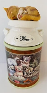 Bradford Exchange Edition Fourth Cozy Kittens Canister By Jurgen Scholz Vintage - Picture 1 of 17