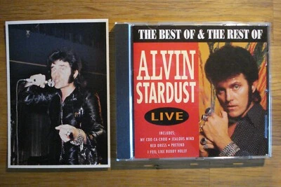THE BEST OF & THE REST OF ALVIN STARDUST  GREATEST HITS PANINI POP STARS STICKER - Bild 1 von 4