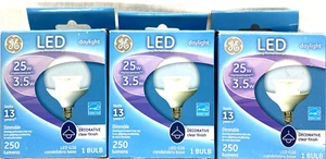New GE Energy LED Daylight Decorative Clear Finish Bulbs 3.5W/250 Lumens - Picture 1 of 6