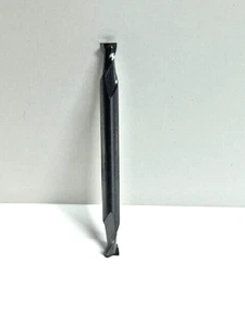 CARBIDE DOUBLE END END MILL 7/64" DIAMETER STUB 3/16" LOC  2 FLUTE  30DEG HELIX - Bild 1 von 4