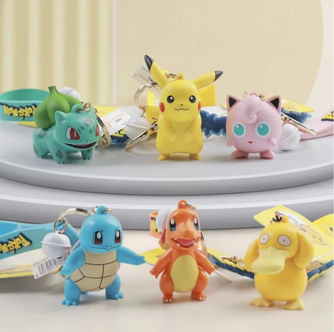 Pokémon PikachuBulbasaur Squirtle Charmander Psyduck Keychain Cover