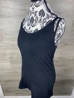 Sujetador deportivo básico informal negro cuello redondo GAP BODY para mujer talla pequeña Foto 1 de 4