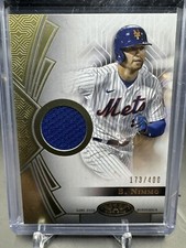 2023 Topps Tier One BRANDON NIMMO Game Used Relic Card 173/400 Mets T1R-BN