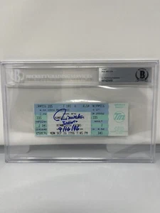 Paul Molitor Signed Inscribed 3000 Hit 9/16/96 Ticket Beckett Auto 2 - Picture 1 of 2