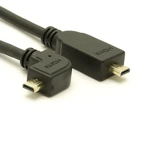 Left Angle Micro to Micro HDMI Cable - Ultra-Thin - Imagen 1 de 1