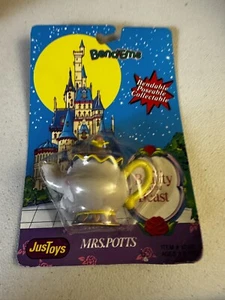 Figura Disney La Bella y la Bestia MRS.POTTS Bend-Ems Posable JusToys Nueva - Imagen 1 de 6