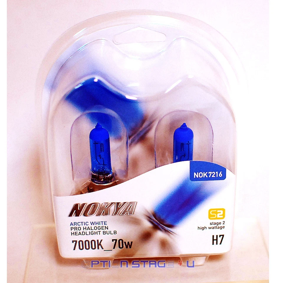 Nokya H7 Arctic White S2 Headlight Fog Light Halogen Light Bulb 1 Pair NOK7216 - Image 1 of 1