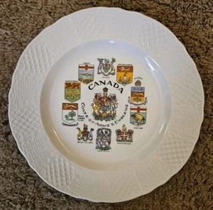MARLBOROUGH ALTER ENGLISCHER IRONSTONE SPEISETELLER KANADA WAPPEN & EMBLEME 8" - Bild 1 von 3